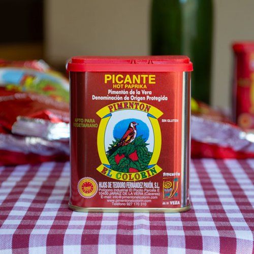 Lata pimentón de la vera "EL COLORÍN" Picante