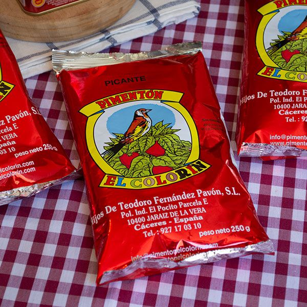 Bolsa pimentón de la vera "EL COLORÍN" Picante