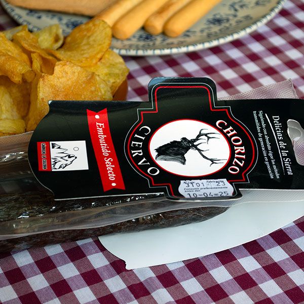 Chorizo de ciervo "DELICIAS DE LA SIERRA"