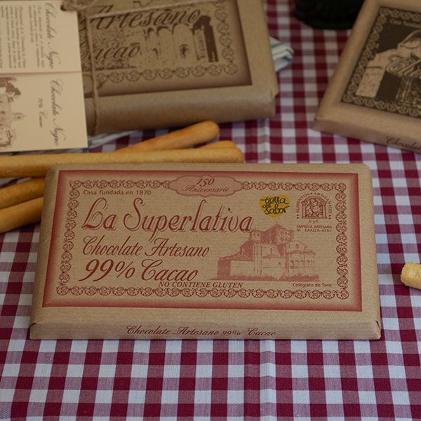 Chocolate artesano 99% cacao "LA SUPERLATIVA"